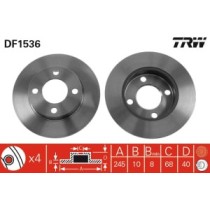 Disc frana TRW MOTO