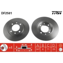 Disc frana TRW MOTO