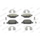 Set placute frana Spate FERODO cu piulita de actionare si suruburi de ghidare etrier OPEL CORSA B C TIGRA 1.0-1.8 01.99-06.12