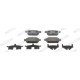 Set placute frana spate FERODO pentru SUZUKI BALENO, S-CROSS, SWIFT IV, SWIFT V, SX4 S-CROSS, VITARA, TOYOTA YARIS 1.0-1.6D 11.05