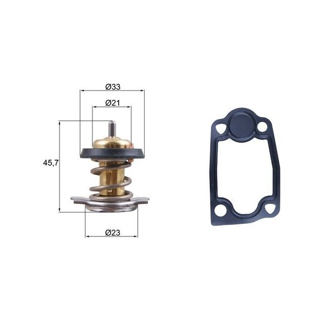 Termostat,lichid racire MAHLE