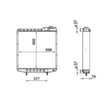 Radiator, racire motor MAHLE