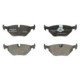 Set placute frana spate DELPHI BMW 5 (E39) 2.0-4.4 09.95-05.04, inaltime 45.0 mm, latime 123.0 mm, grosime 17.0 mm