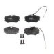 Set placute frana fata TRW MOTO PEUGEOT 405 I II II/KOMBI 1.4-1.9D 01.87-04.97 cu accesorii suruburi etrier 49mm x 95mm x 18.6mm