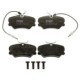 Set placute frana fata TRW MOTO PEUGEOT 405 I II II/KOMBI 1.4-1.9D 01.87-04.97 cu accesorii suruburi etrier 49mm x 95mm x 18.6mm