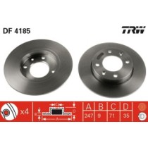 Disc frana TRW MOTO