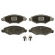 Set placute frana fata TRW MOTO cu suplimente si suruburi ghidare pentru NISSAN KUBISTAR, PEUGEOT 206, 206+ 1.1-1.9D 09.98