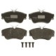 Set placute frana fata TRW MOTO pentru VW CALIFORNIA T4 CAMPER, TRANSPORTER T4 1.8-2.8, dimensiuni 65.2x129.7x19.0 mm