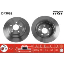 Disc frana TRW MOTO