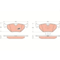 Set placute frana,frana disc TRW MOTO