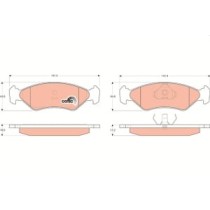 Set placute frana,frana disc TRW MOTO