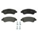 Set placute frana spate DELPHI CITROEN JUMPER I, JUMPER II, FIAT DUCATO, PEUGEOT BOXER 2.0D-3.0D 49mm x 137mm x 19mm