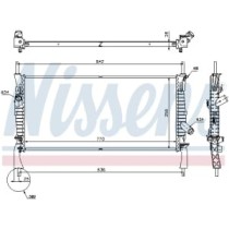 Radiator, racire motor NISSENS