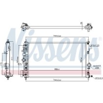 Radiator, racire motor NISSENS