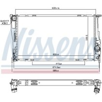 Radiator, racire motor NISSENS