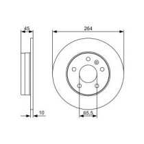 Disc frana BOSCH