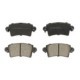 Set placute frana spate LPR pentru NISSAN INTERSTAR, OPEL MOVANO A, RENAULT MASTER II 1.9D-3.0D 51.4 mm x 115.9 mm x 16.8 mm