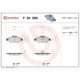 Set placute frana fata BREMBO pentru MERCEDES SPRINTER 2-T, 3-T, V, VITO; VW LT 28-35 II, dimensiuni: 65.0 mm x 157.0 mm x 21.0 mm