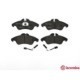 Set placute frana fata BREMBO pentru MERCEDES SPRINTER 2-T, 3-T, V, VITO; VW LT 28-35 II, dimensiuni: 65.0 mm x 157.0 mm x 21.0 mm