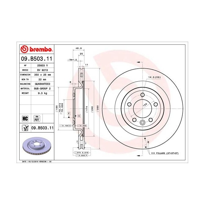 Disc frana BREMBO