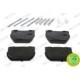 Set placute frana Spate FERODO pentru LAND ROVER 110/127, DEFENDER 2.2D-4.0 09.86-02.16, dimensiuni: 68.8mm x 88.5mm x 17.8mm