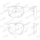 Set placute frana fata FERODO pentru BMW 5 (E39), 7 (E38), X3 (E83), X5 (E53), FERRARI 5__ MARANELLO 2.0-5.7 03.94-08.11