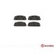 Set placute frana spate BREMBO pentru MAZDA 323 F VI, 323 S VI, 6, 626 III, 626 V, PREMACY, RX-7 I, II, III, dimensiuni 40mm x 108mm x 13mm