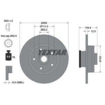 Disc frana TEXTAR