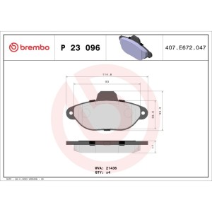 Set placute frana,frana disc BREMBO