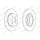 Disc frana FERODO Set discuri de frana 2 buc Spate Dreapta/Stanga pentru ALFA ROMEO 164 FIAT BRAVO II CROMA LINEA MULTIPLA STILO LANCIA DELTA III