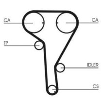 Set curea de distributie CONTITECH