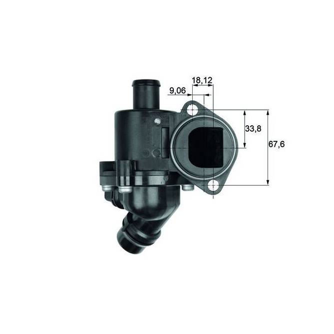 Termostat,lichid racire MAHLE