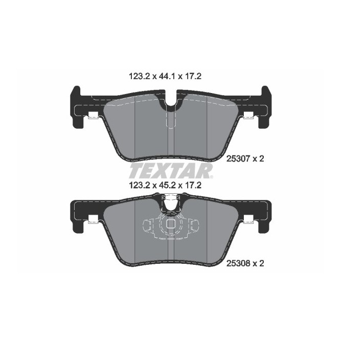 Set placute frana,frana disc TEXTAR