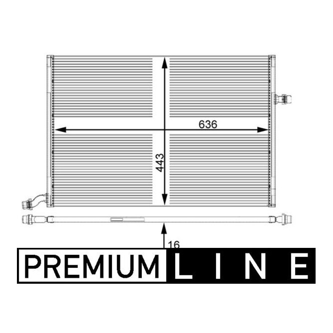 Intercooler, compresor MAHLE