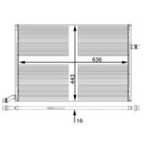 Intercooler, compresor MAHLE