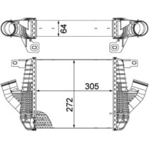 Intercooler, compresor MAHLE