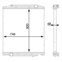 Radiator, racire motor MAHLE