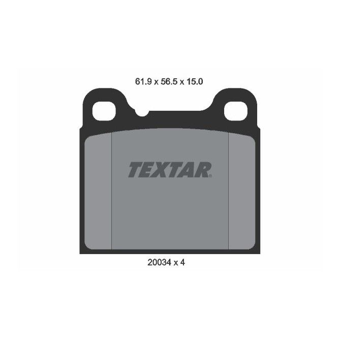 Set placute frana,frana disc TEXTAR