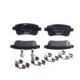 Set placute frana spate TEXTAR cu suruburi de ghidare etrier, potrivit RENAULT CLIO V, FLUENCE, GRAND SCENIC III, MEGANE, ZOE 1.0-Electric