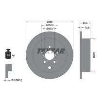 Disc frana TEXTAR