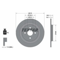 Disc frana TEXTAR