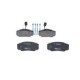 Set placute frana Spate BOSCH cu suplimente suruburi tampon amortizare pentru NISSAN CABSTAR NT400 RVI MAXITY 2.5D/3.0D 09.06