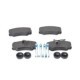 Set placute frana Spate BOSCH cu suplimente suruburi tampon amortizare pentru NISSAN CABSTAR NT400 RVI MAXITY 2.5D/3.0D 09.06