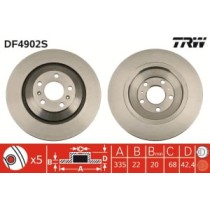 Disc frana TRW MOTO