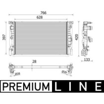 Radiator, racire motor MAHLE