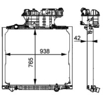 Radiator, racire motor MAHLE