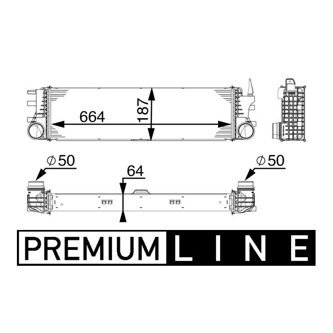 Intercooler, compresor MAHLE