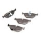 Set placute frana Spate FERODO pentru BMW 3 E46, Z4 E85 E86, MG ZT, ROVER 75, SAAB 9-5, inaltime 45 mm, latime 123.1 mm, grosime 16.1 mm