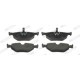 Set placute frana Spate FERODO pentru BMW 3 E46, Z4 E85 E86, MG ZT, ROVER 75, SAAB 9-5, inaltime 45 mm, latime 123.1 mm, grosime 16.1 mm