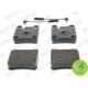 Set placute frana spate FERODO pentru MERCEDES C (CL203), C T-MODEL (S202, S203), CLK (A208, A209, C208, C209), E (A124) 2.0-7.3